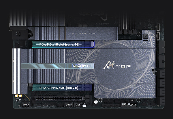 GIGABYTE AI TOP 100 Z890 Desktop PC, Intel Core Ultra 9 285K